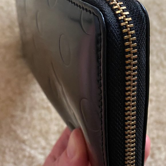 Comme des Garçons Black Patent Polka Dots Wallet - Picture 6 of 6